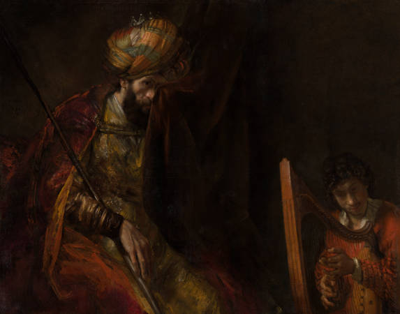Rembrandt van Rijn Saul en David
