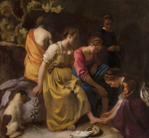 Johannes Vermeer Diana en haar nimfen Diana and her Nymphs