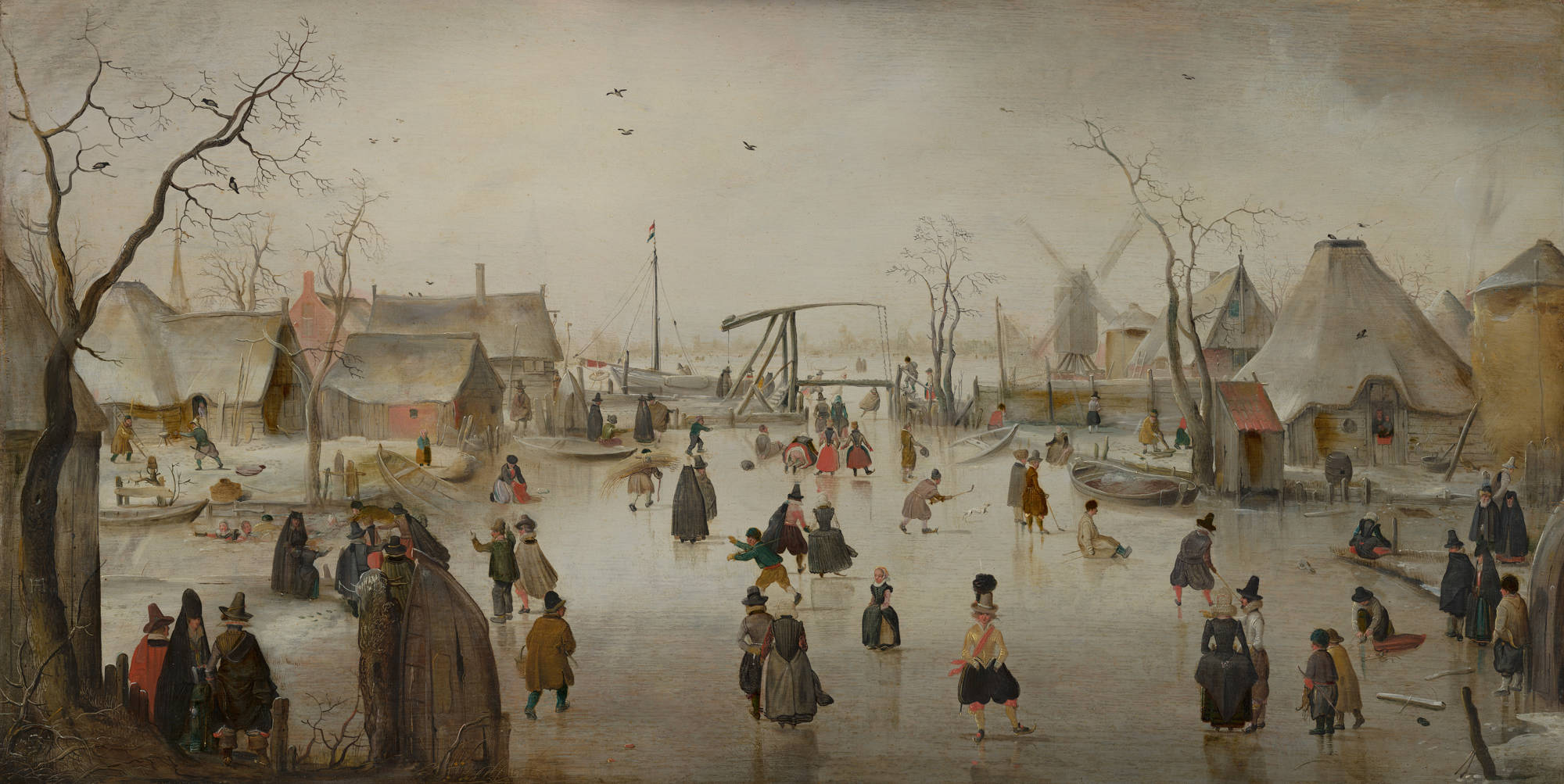 Hendrick Avercamp IJsvermaak Ice Scene